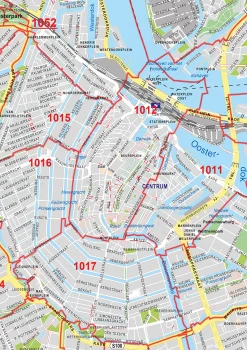 Amsterdam Postcodekaart 99