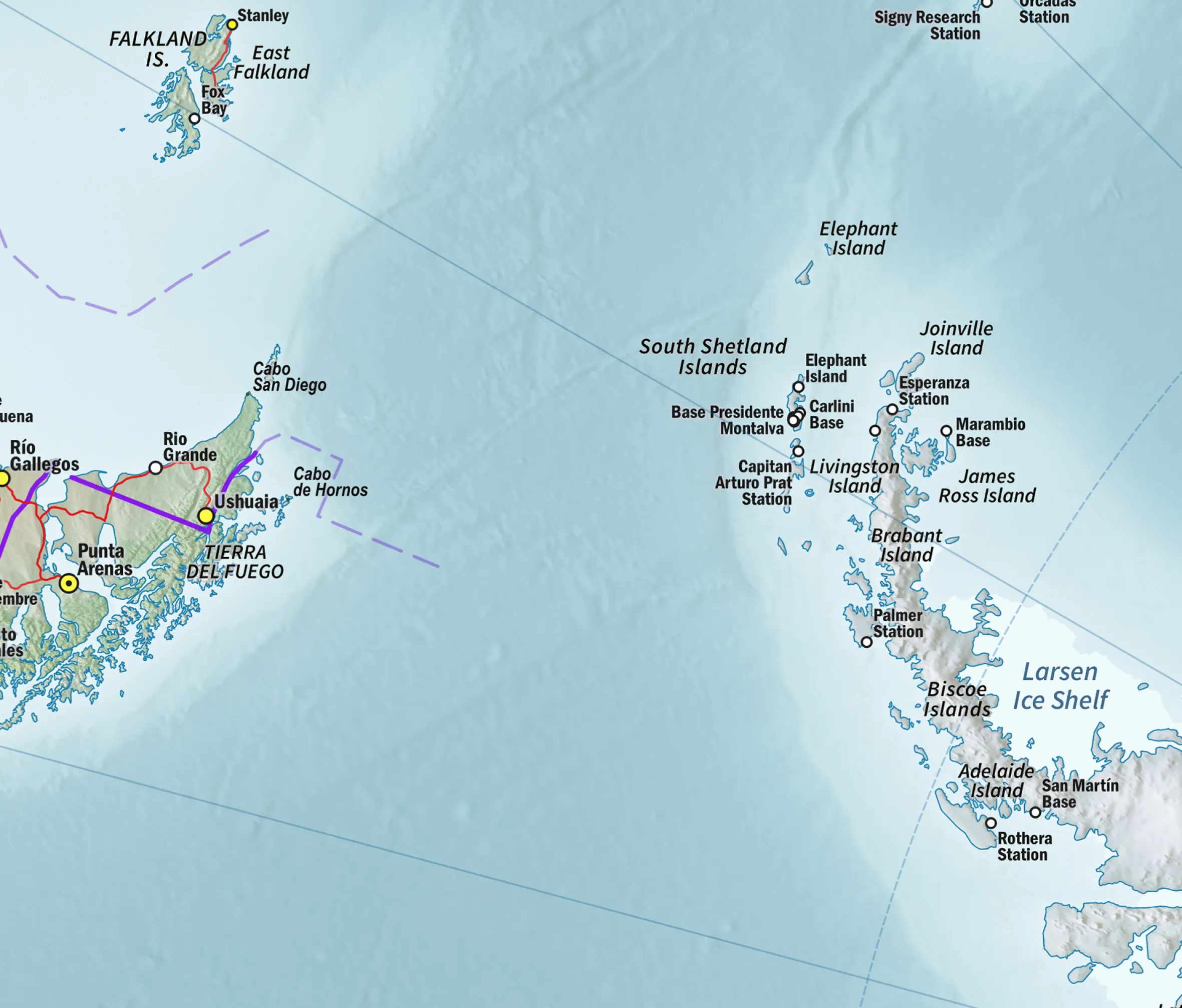 Antarctica / Zuidpool Natuurkundig 1702