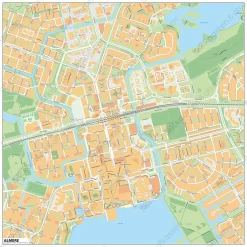 Centrumkaart Almere 2070