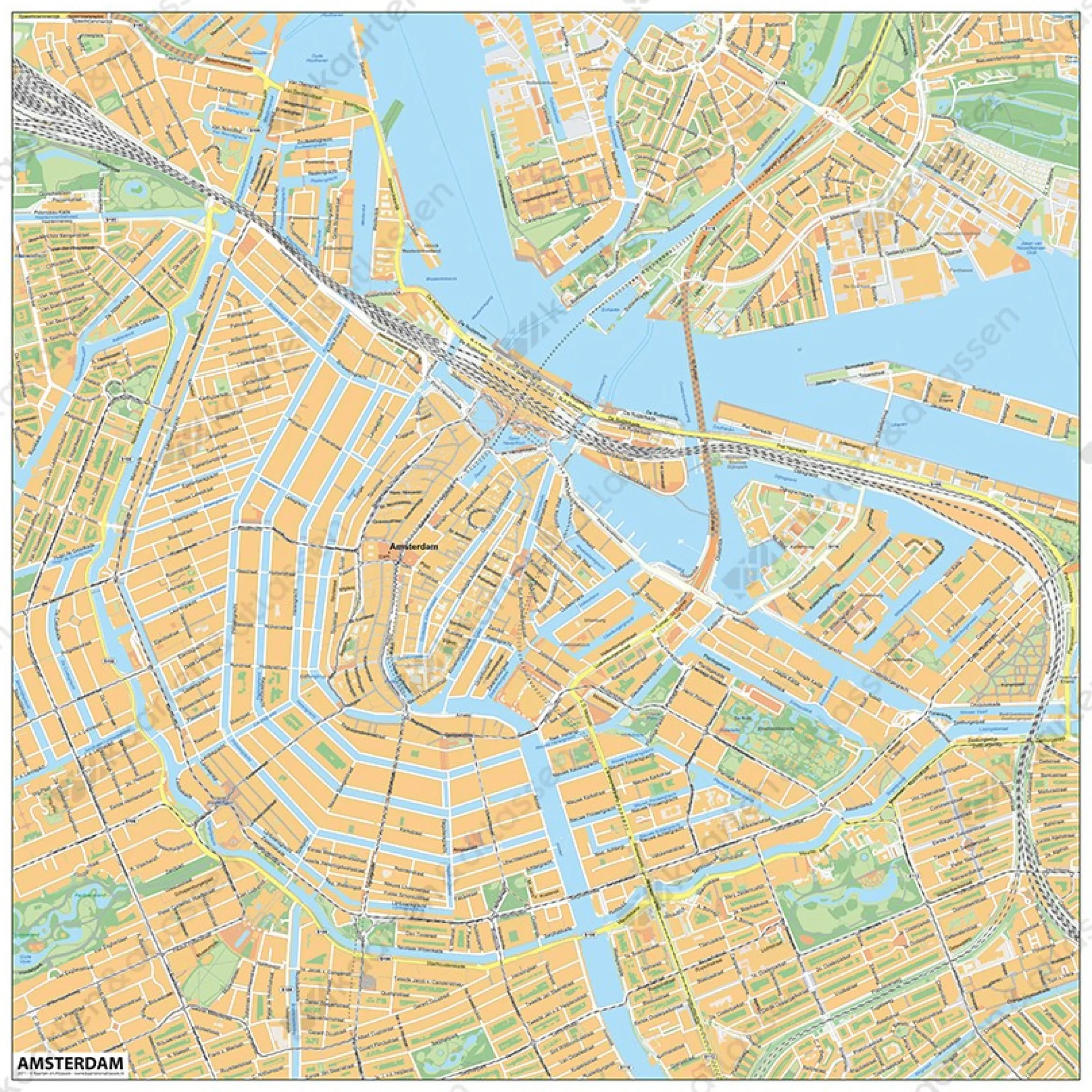 Centrumkaart Amsterdam 2071