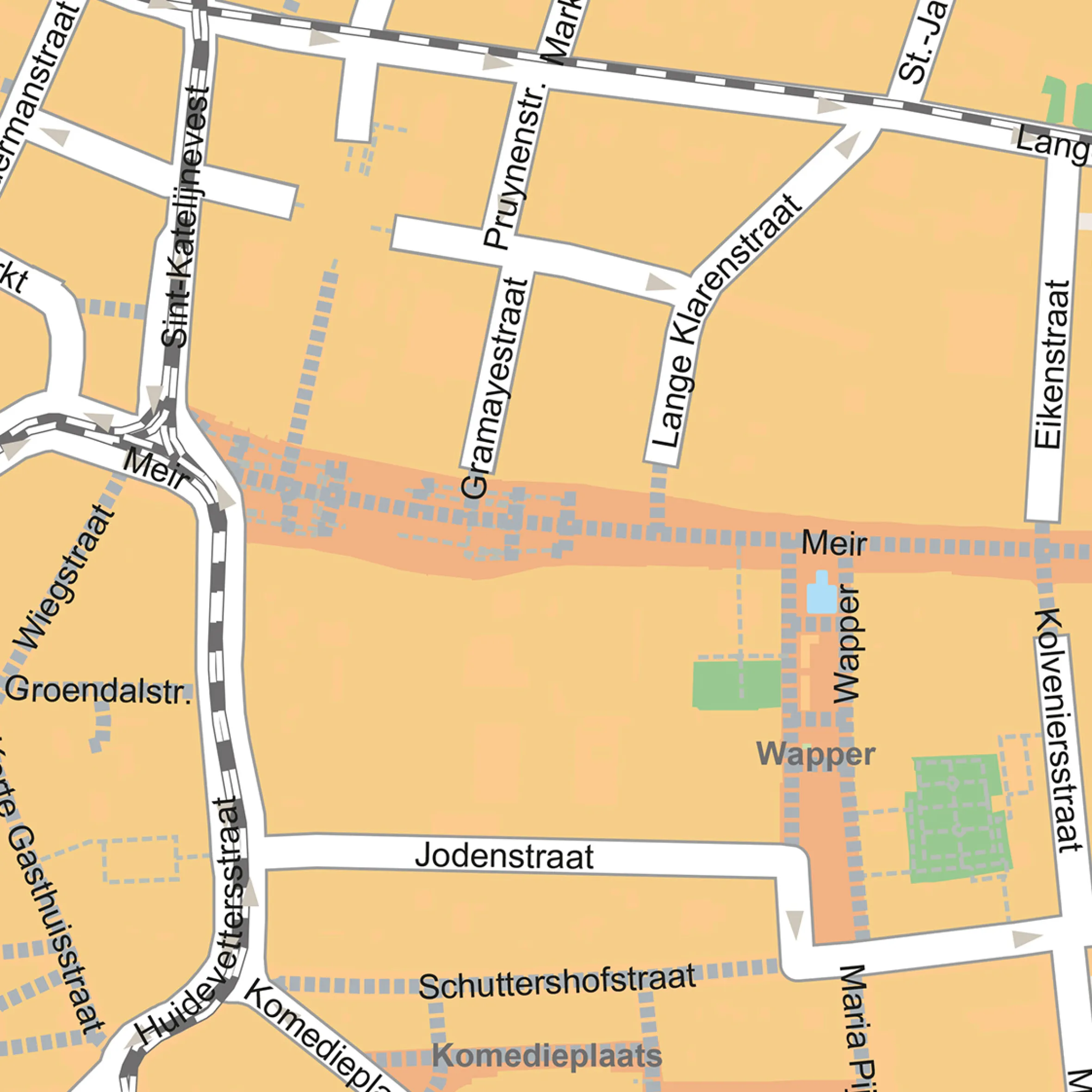 Centrumkaart Antwerpen 2078