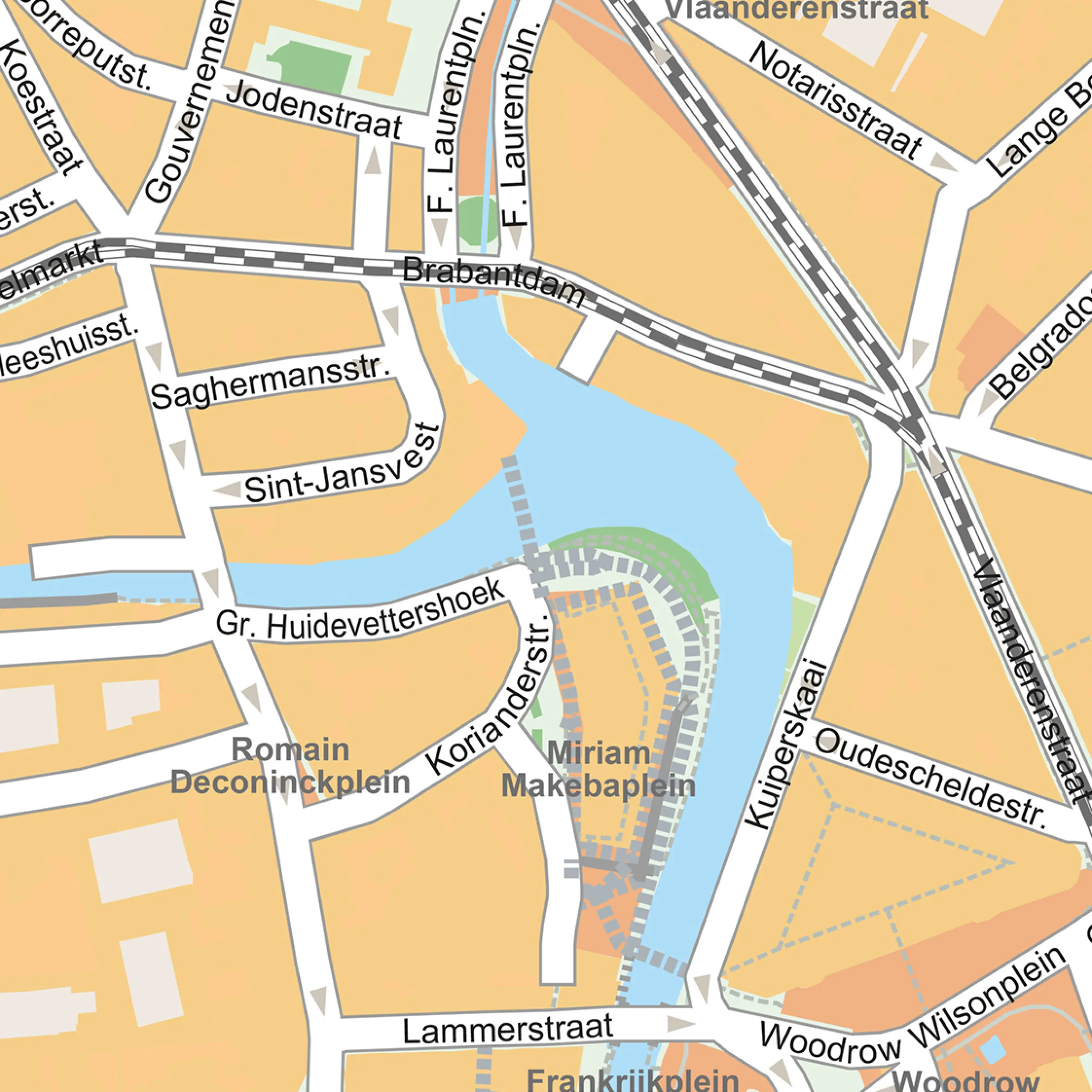 Centrumkaart Gent 2081