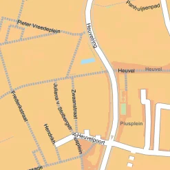 Centrumkaart Tilburg 2076