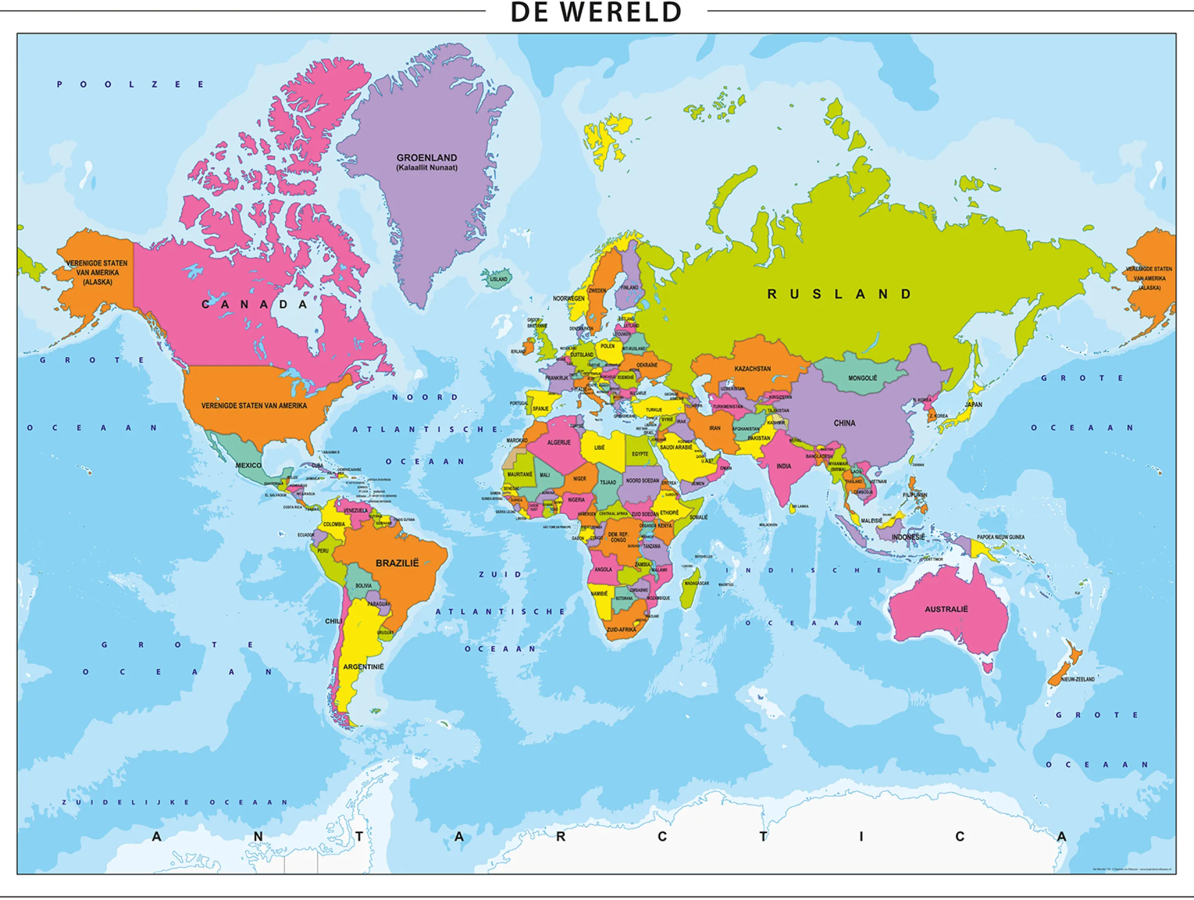 Eenvoudige Wereldkaart 158