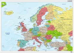 Europakaart staatkundig 1281