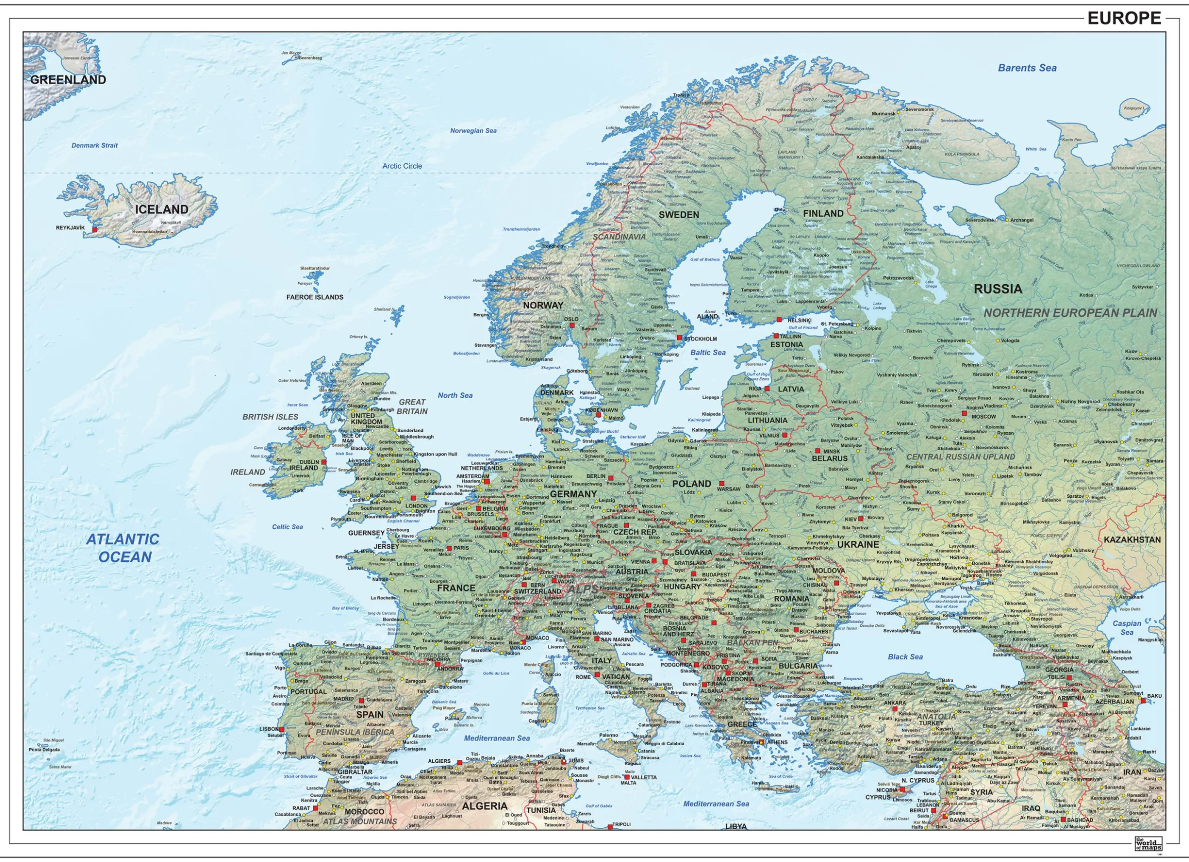 Europa natuurkundig 1287