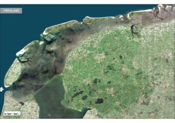 Friesland Satellietkaart 1654