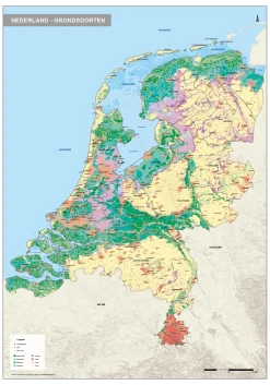 Grondsoortenkaart Nederland 1493