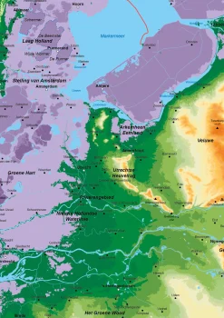 Hoogtekaart Nederland Nauwkeurig 1774