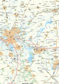 Kaart Groningen 441
