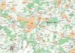 Kaart Noord-Brabant 443