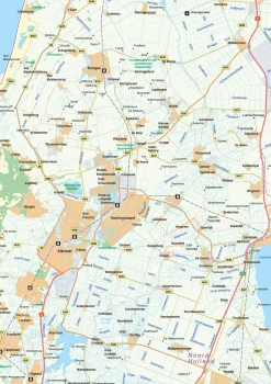 Kaart Noord-Holland 444