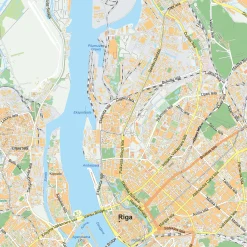 Kaart Riga 1897