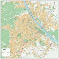 Kaart Wenen / Vienna 1912