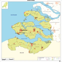 Kaart Zeeland 459