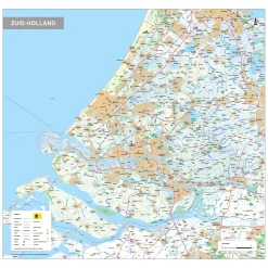 Kaart Zuid-Holland 448