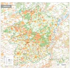 Natuurkundige kaart Limburg 361