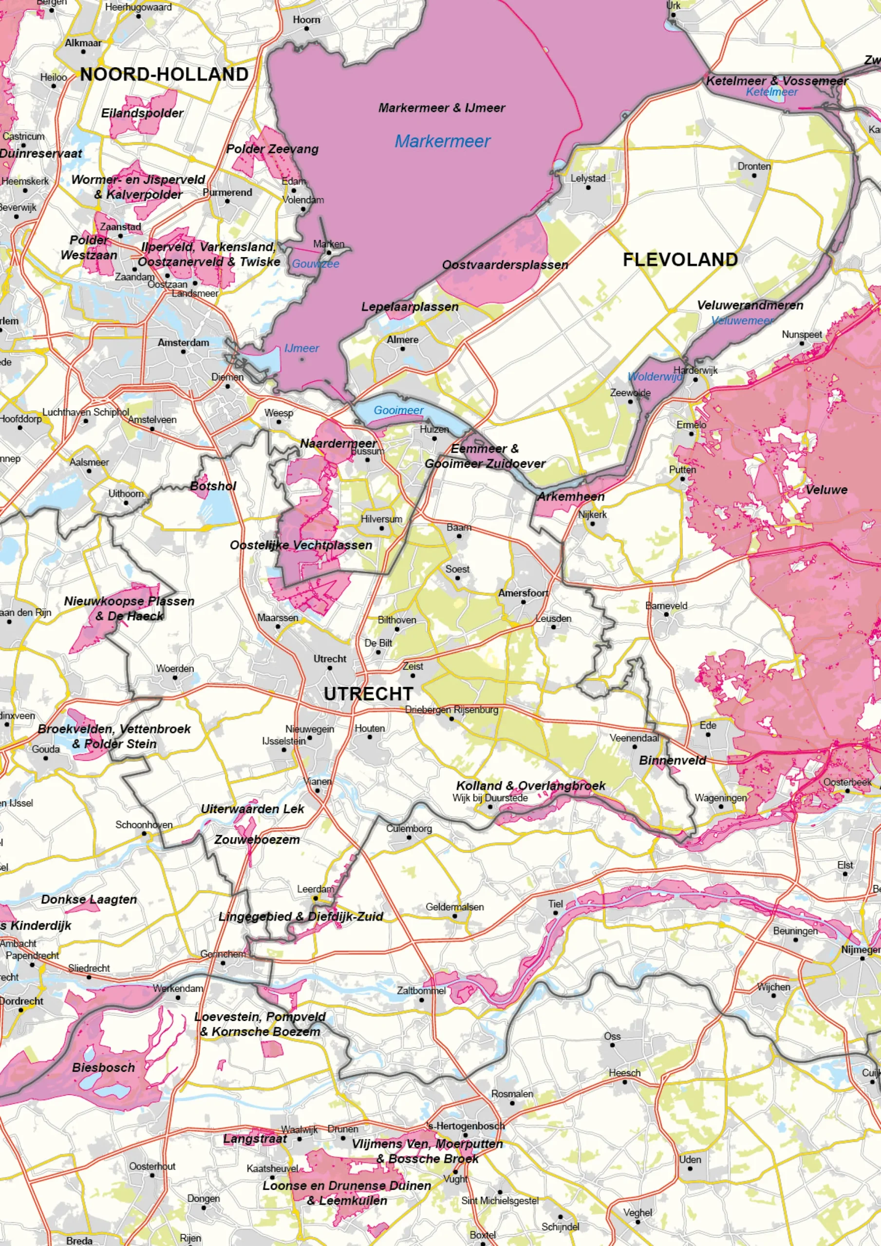 Nederland Natura 2000-kaart 1786
