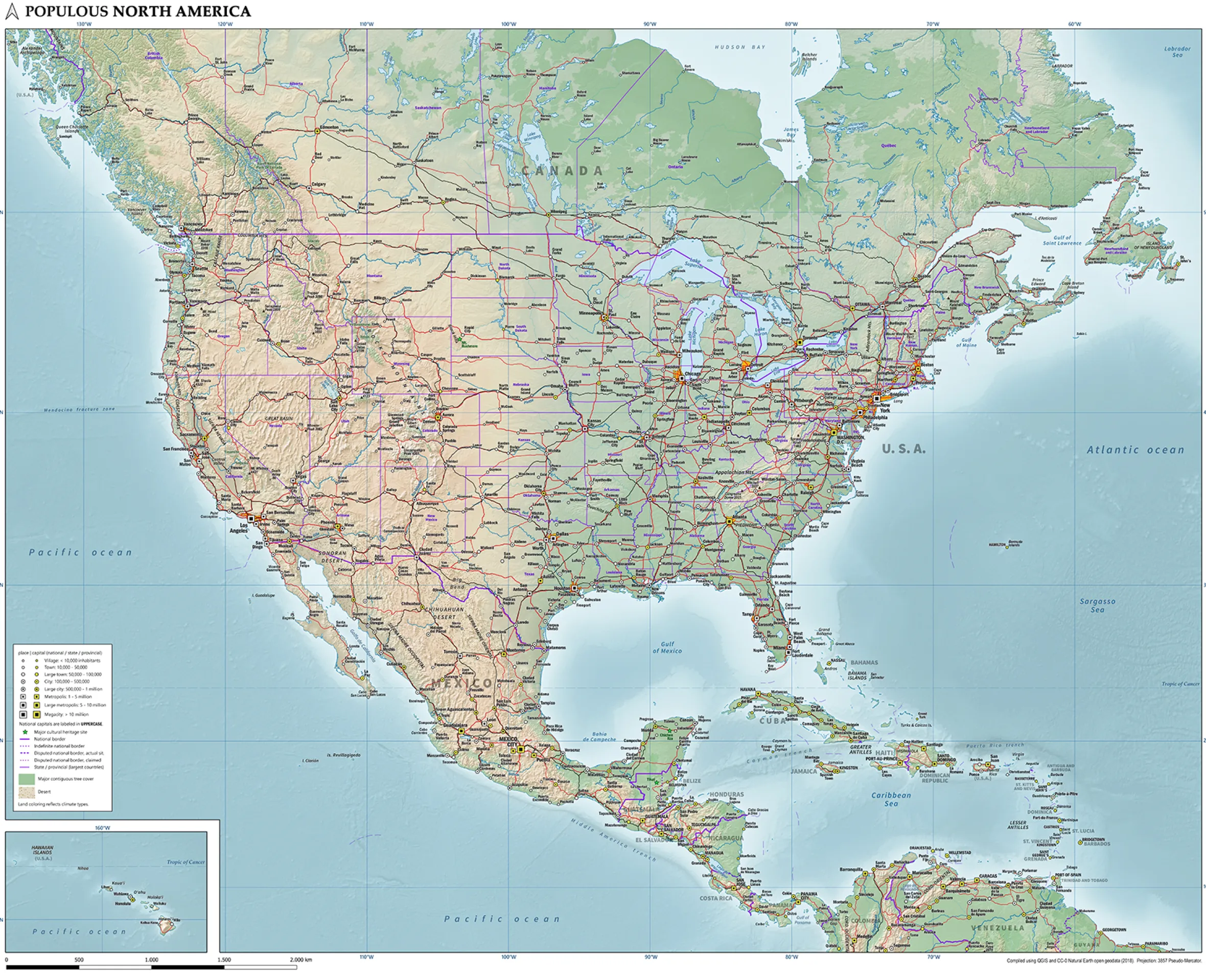 Noord-Amerika Natuurkundig 1707