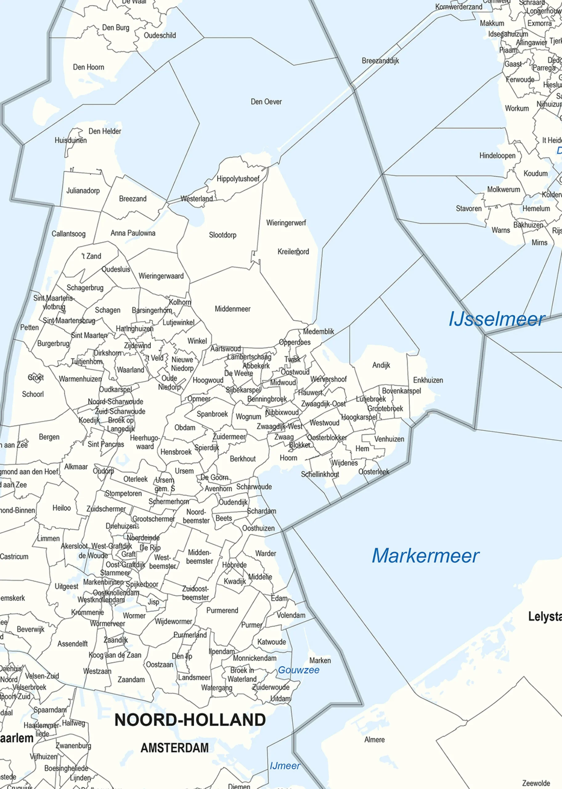 Plaatsnamenkaart Nederland 532