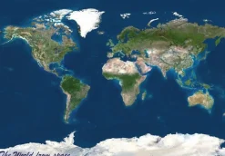 Planet Observer Satellietkaart The World from space