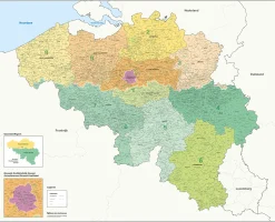 Postcode-/(Deel)Gemeente België 1- en 4-cijferig 1811