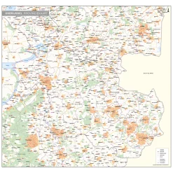Postcode-/Gemeentekaart Overijssel 249
