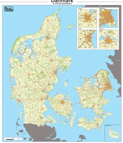 Postcodekaart Denemarken 17