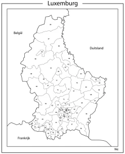 Postcodekaart Luxemburg 1320
