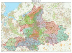 Postcodekaart Provincie Gelderland 615