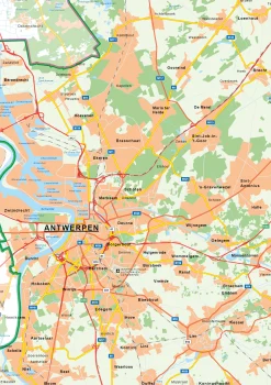 Provinciekaart Antwerpen 360