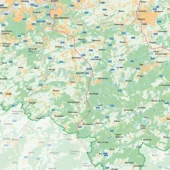 Provinciekaart Luik Natuurkundig 366