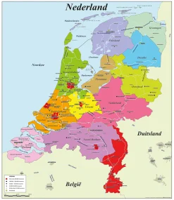 Provinciekaart Nederland 503
