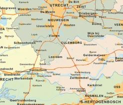 Provinciekaart Nederland 533
