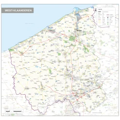 Provinciekaart West-Vlaanderen 347