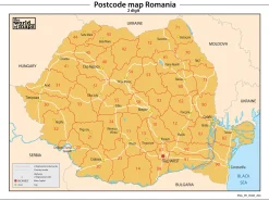 Roemenië 2-cijferige postcodekaart 204