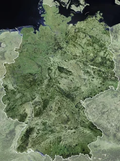 Satellietkaart Duitsland 384