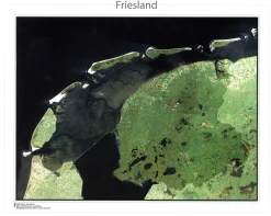 Satellietkaart Friesland 1352