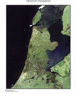Satellietkaart Noord-Holland 1357