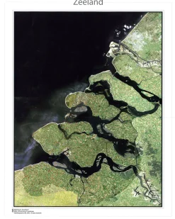 Satellietkaart Zeeland 1360