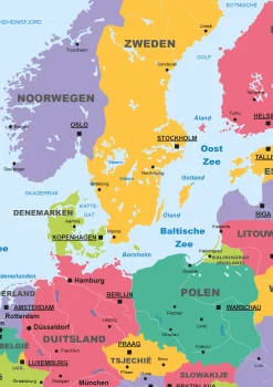 3 Schoolkaarten België/Europa/Wereld 1298