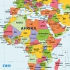3 Schoolkaarten België/Europa/Wereld Gedetailleerd 1414