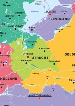 Schoolkaart Nederland 462