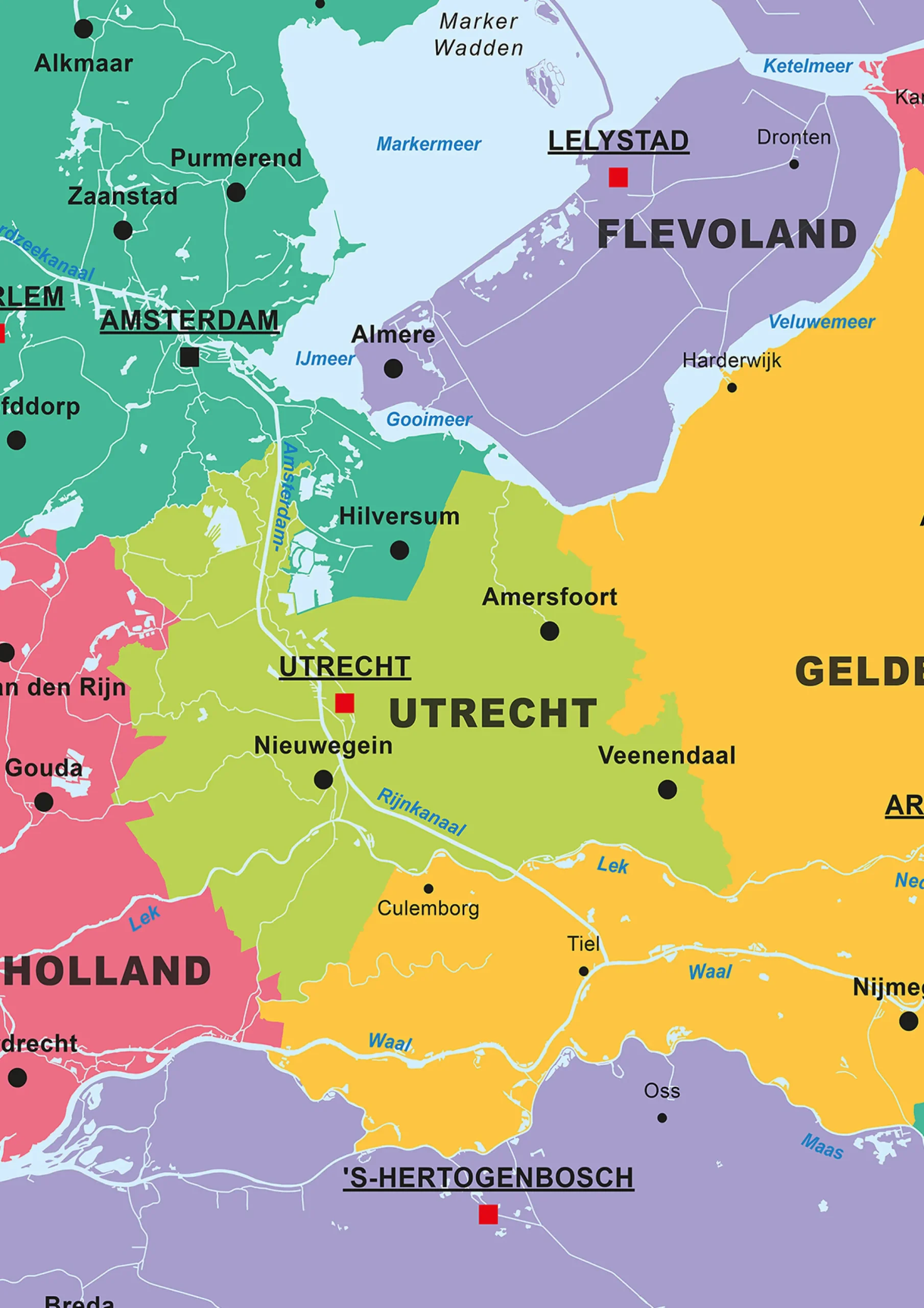 Schoolkaart Nederland 462