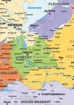 Schoolkaart Nederland 1411