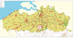 Schoolkaart Vlaanderen 1822