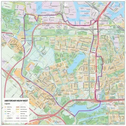 Stadsdeelkaart Amsterdam Nieuw-West 2064