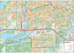Stadsdeelkaart Amsterdam Zuid 2069