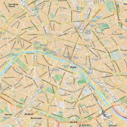 Stadsplattegrond Groot Parijs / Paris 1892
