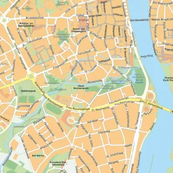 Stadsplattegrond Maastricht Gedetailleerde Kaart 401